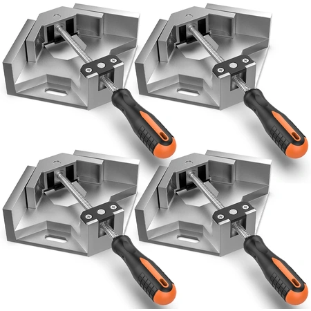 housolution 4 pack single handle aluminum alloy corner clamp.webp